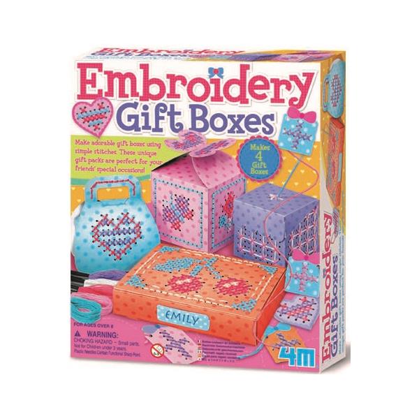 8504666 4M 00-04666 Aktivitetspakke, Embroidery Gift Boxes 4M